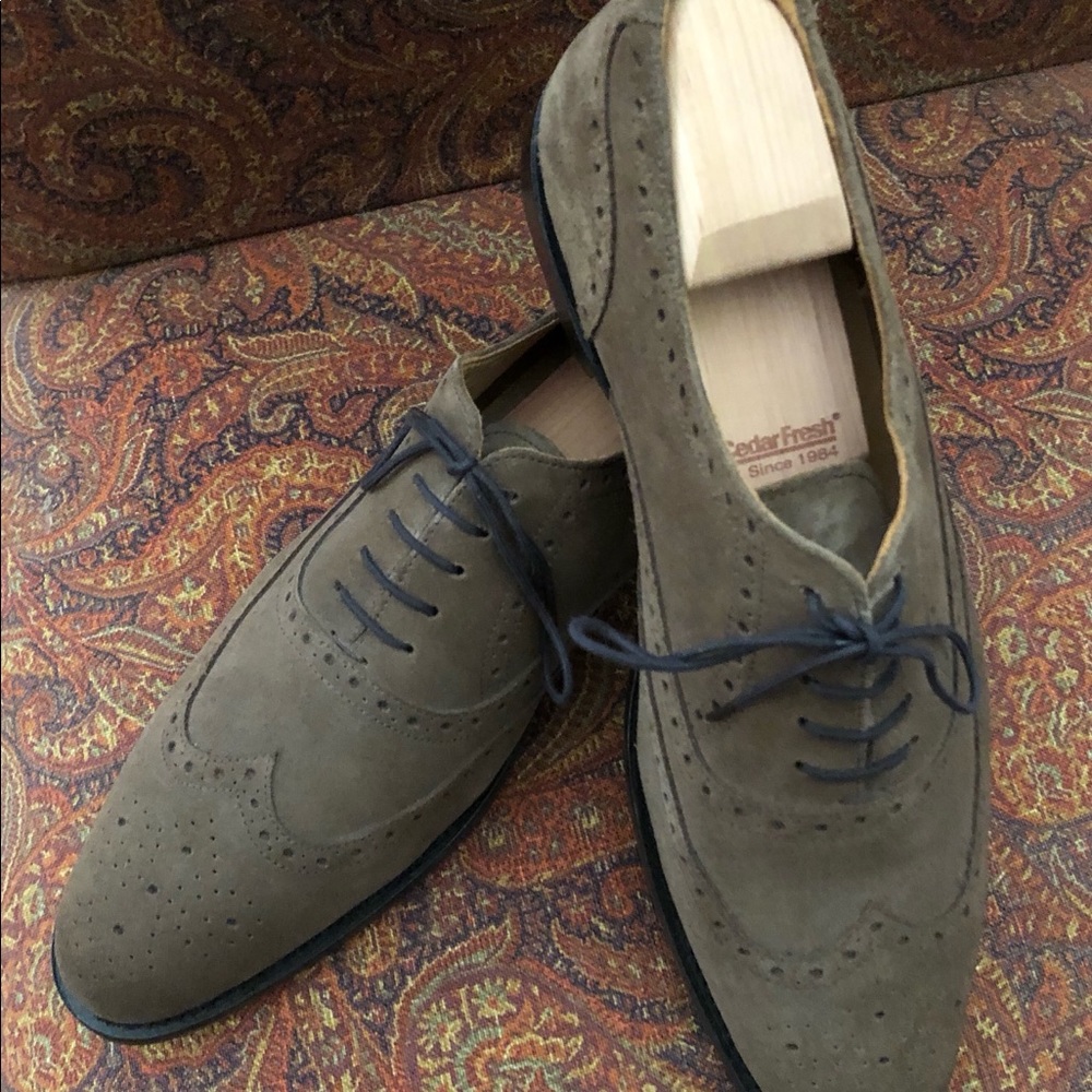 Carlos Santana Mission Suede Wingtips